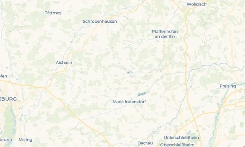 Regenradar Vorschaubild - Aktuelle Niederschläge in Hilgertshausen und Umgebung