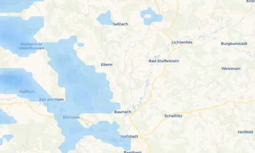 Regenradar Vorschaubild - Aktuelle Niederschläge in Hilkersdorf und Umgebung