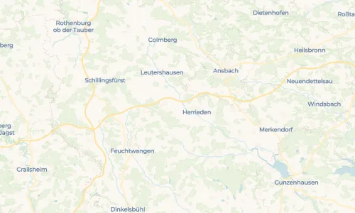 Regenradar Vorschaubild - Aktuelle Niederschläge in Hilsbach und Umgebung
