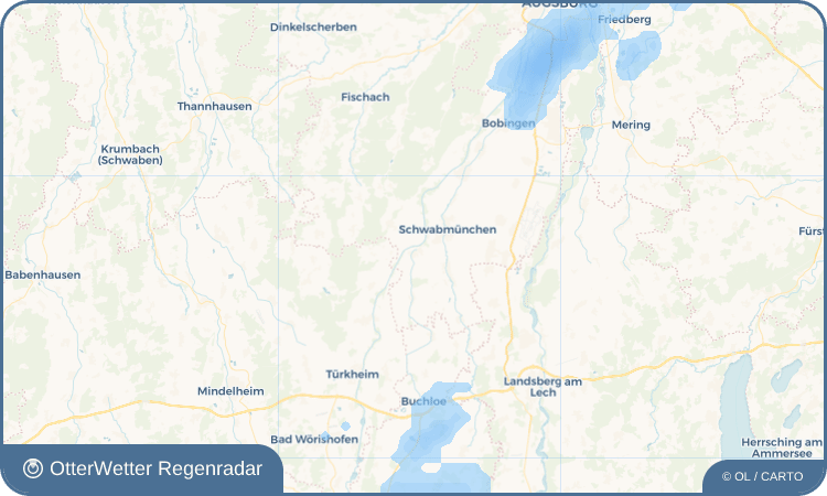 Widget-Vorschau für Hiltenfingen Wetter-Widget-Vorschau mit Vorhersagedaten für Hiltenfingen