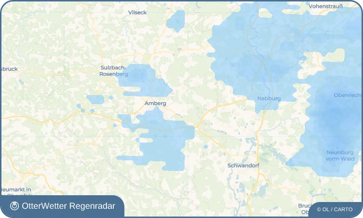 Wetter-Widget-Vorschau mit Vorhersagedaten für Hiltersdorf