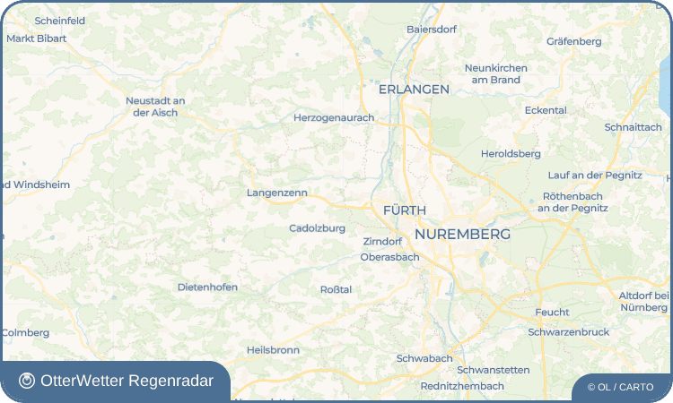 OtterWetter Regenradar-Widget Hiltmannsdorf