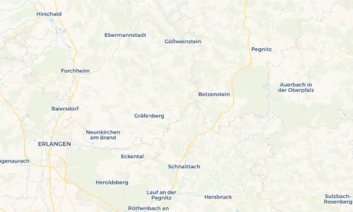 Regenradar Vorschaubild - Aktuelle Niederschläge in Hiltpoltstein und Umgebung