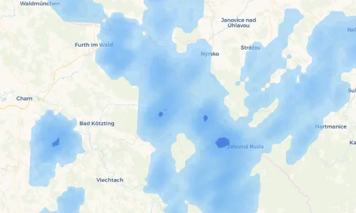 Regenradar Vorschaubild - Aktuelle Niederschläge in Himmelreich und Umgebung