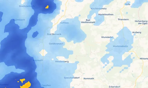 Regenradar Vorschaubild - Aktuelle Niederschläge in Hintergeiersberg und Umgebung