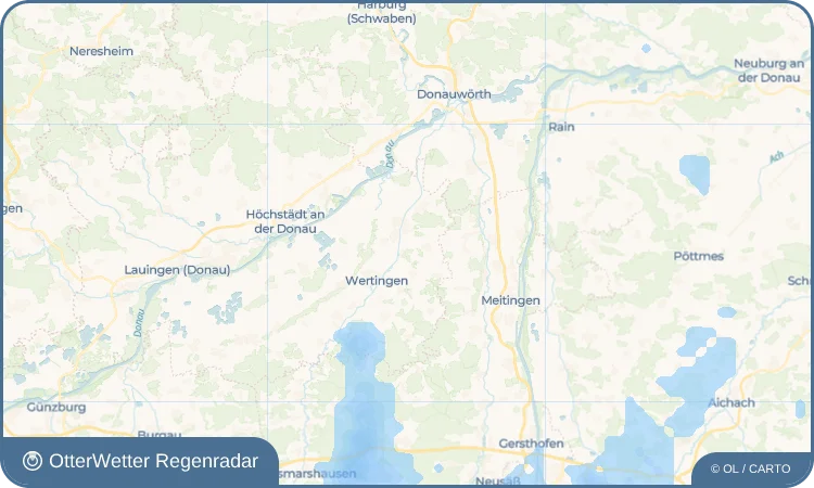 Widget-Vorschau für Hinterried Wetter-Widget-Vorschau mit Vorhersagedaten für Hinterried