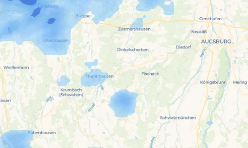 Regenradar Vorschaubild - Aktuelle Niederschläge in Hinterschellenbach und Umgebung