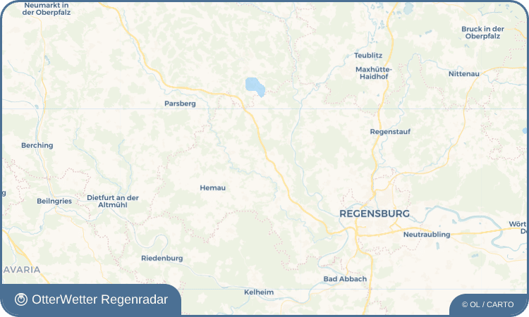 OtterWetter Regenradar-Widget Hinterzhof