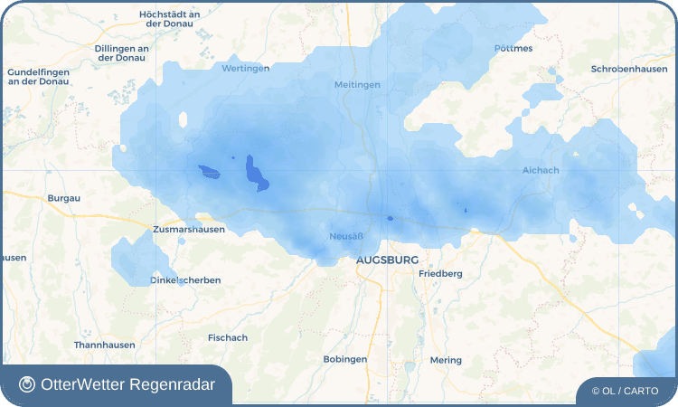 OtterWetter Regenradar-Widget Hirblingen