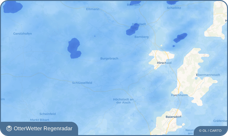 Wetter-Widget-Vorschau mit Vorhersagedaten für Hirschbrunn