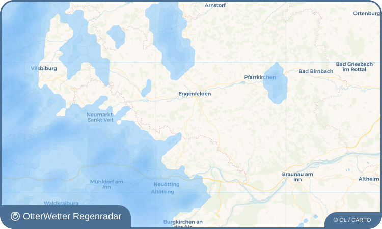 OtterWetter Regenradar-Widget Hirschhorn