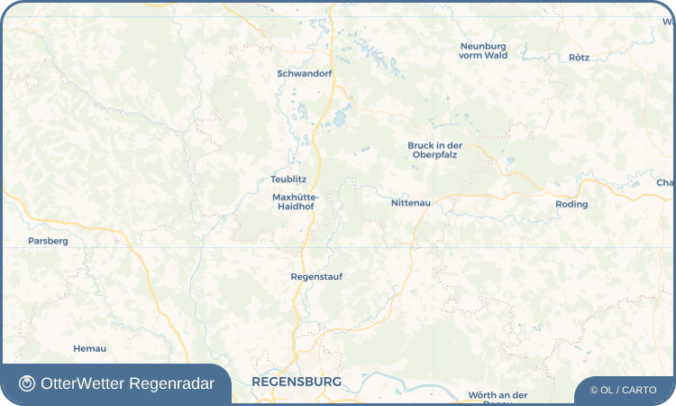 OtterWetter Regenradar-Widget Hirschling