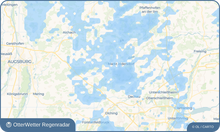OtterWetter Regenradar-Widget Hirtlbach