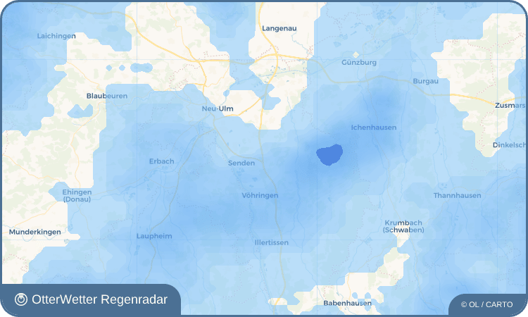 OtterWetter Regenradar-Widget Hittistetten