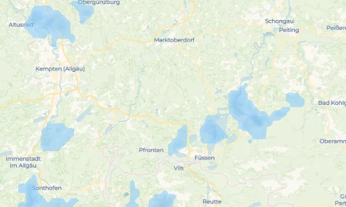 Regenradar-Vorschau: aktuelle Niederschläge in Hitzleried und Umgebung