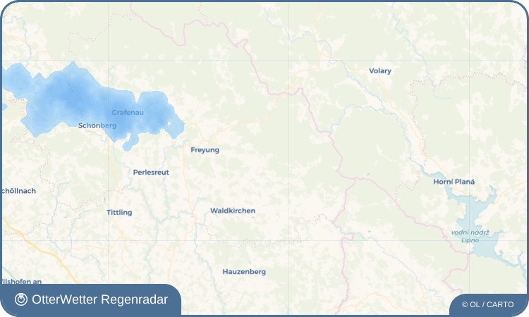 OtterWetter Regenradar-Widget Hobelsberg