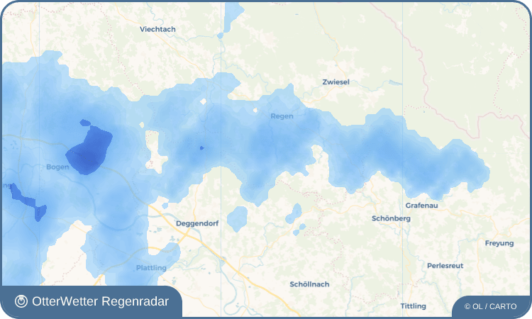 OtterWetter Regenradar-Widget Hochbruck