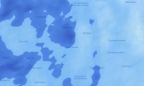 Regenradar Vorschaubild - Aktuelle Niederschläge in Hochwang und Umgebung