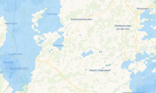 Regenradar Vorschaubild - Aktuelle Niederschläge in Höfarten und Umgebung