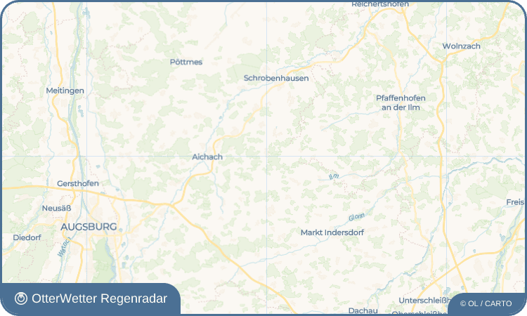 OtterWetter Regenradar-Widget Höfarten
