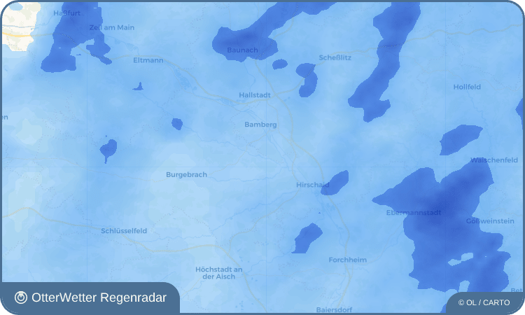 OtterWetter Regenradar-Widget Höfen