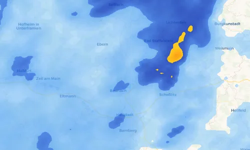Regenradar Vorschaubild - Aktuelle Niederschläge in Höfenneusig und Umgebung