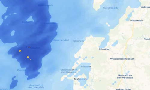 Regenradar Vorschaubild - Aktuelle Niederschläge in Höflas und Umgebung