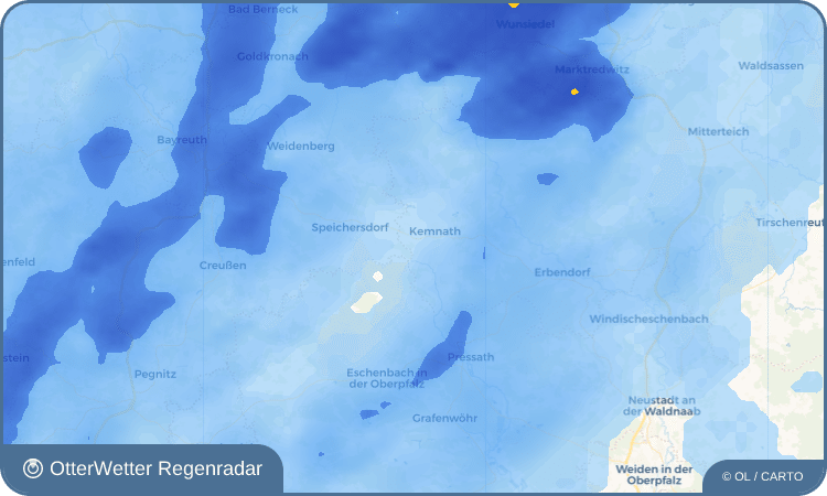 OtterWetter Regenradar-Widget Höflas