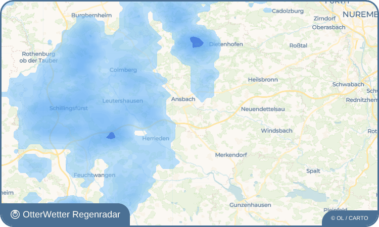 OtterWetter Regenradar-Widget Höfstetten