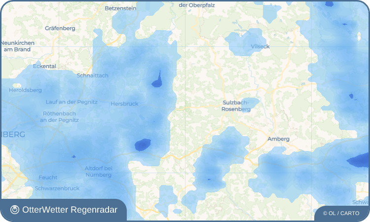 OtterWetter Regenradar-Widget Högen