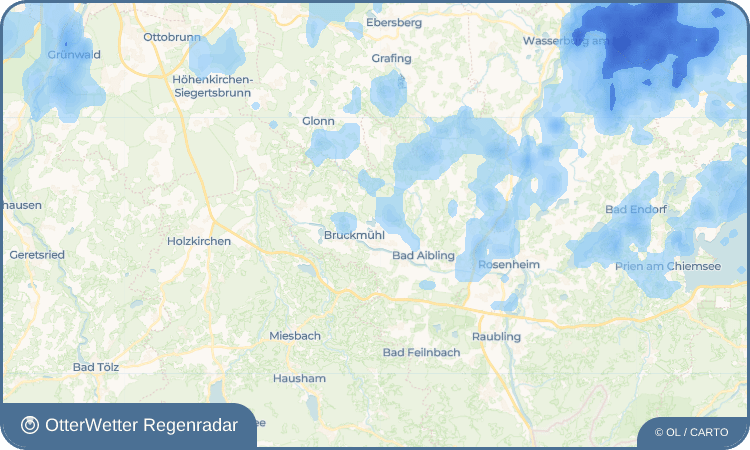 OtterWetter Regenradar-Widget Högling