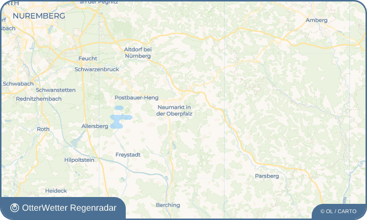 OtterWetter Regenradar-Widget Höhenberg im Tal