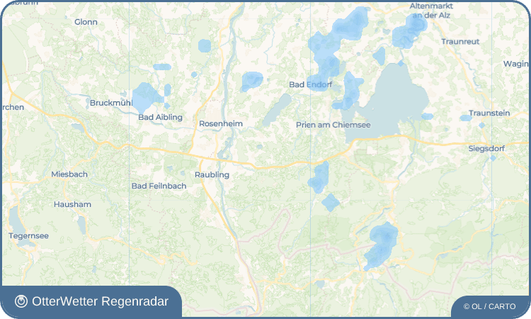 OtterWetter Regenradar-Widget Höhenmoos