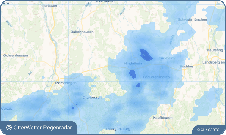 OtterWetter Regenradar-Widget Höllberg