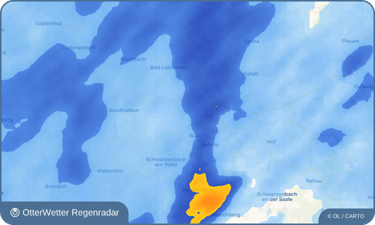 OtterWetter Regenradar-Widget Hölle