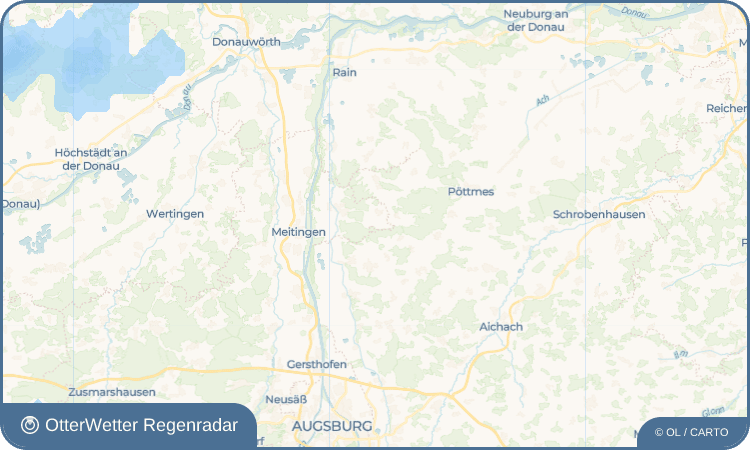 OtterWetter Regenradar-Widget Hölzlarn