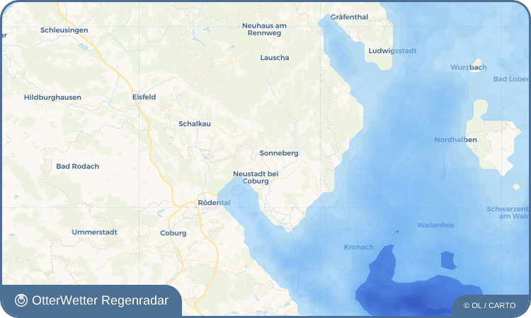 OtterWetter Regenradar-Widget Hönbach