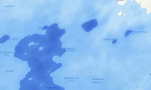 Regenradar Vorschaubild - Aktuelle Niederschläge in Hörbering und Umgebung