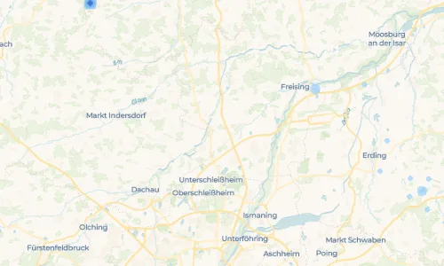 Regenradar Vorschaubild - Aktuelle Niederschläge in Hörenzhausen und Umgebung