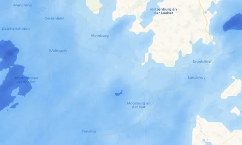 Regenradar Vorschaubild - Aktuelle Niederschläge in Hörgertshausen und Umgebung