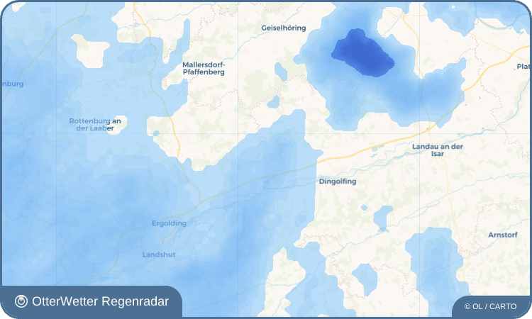 OtterWetter Regenradar-Widget Hörmannsdorf