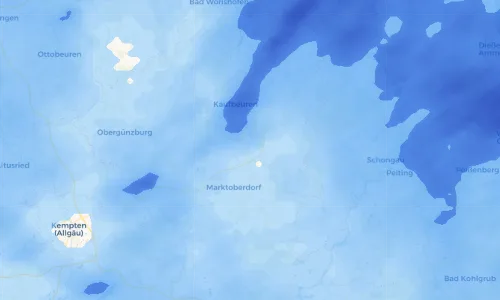 Regenradar Vorschaubild - Aktuelle Niederschläge in Hörmanshofen und Umgebung