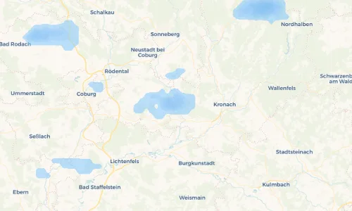 Regenradar-Vorschau: aktuelle Niederschläge in Hof an der Steinach und Umgebung