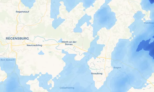 Regenradar Vorschaubild - Aktuelle Niederschläge in Hofdorf und Umgebung