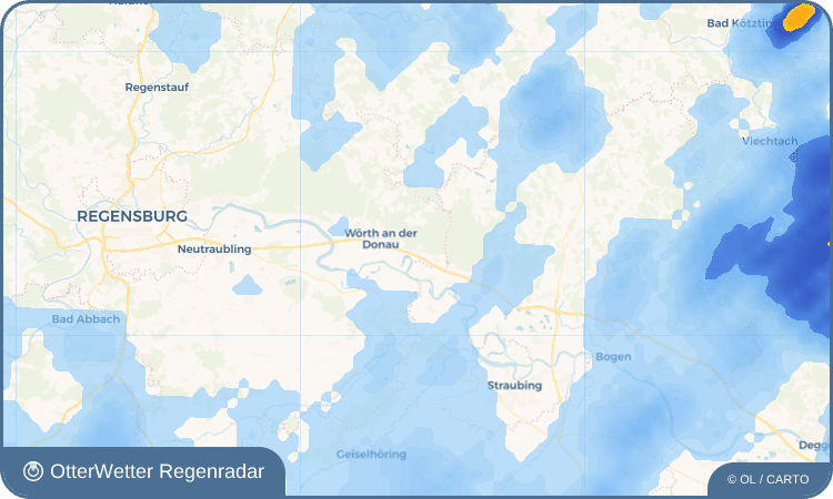 OtterWetter Regenradar-Widget Hofdorf