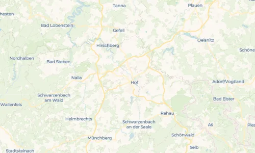 Regenradar Hofeck: aktuelle Niederschläge in Hofeck und Umgebung, Stand 21. Oktober 2026 um 2:40 Uhr