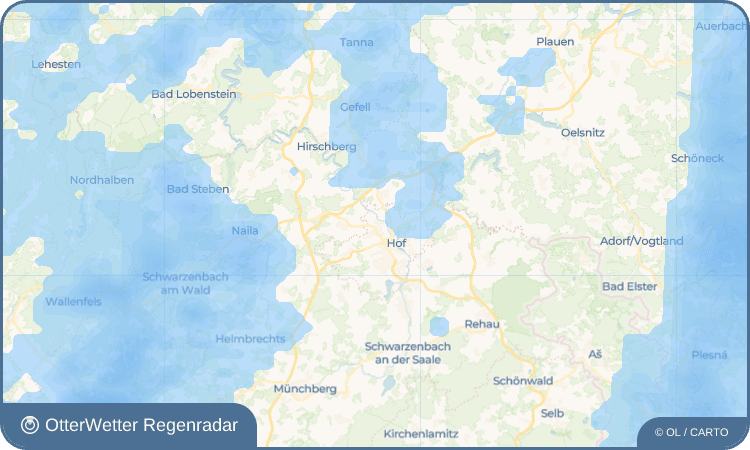 OtterWetter Regenradar-Widget Hofeck