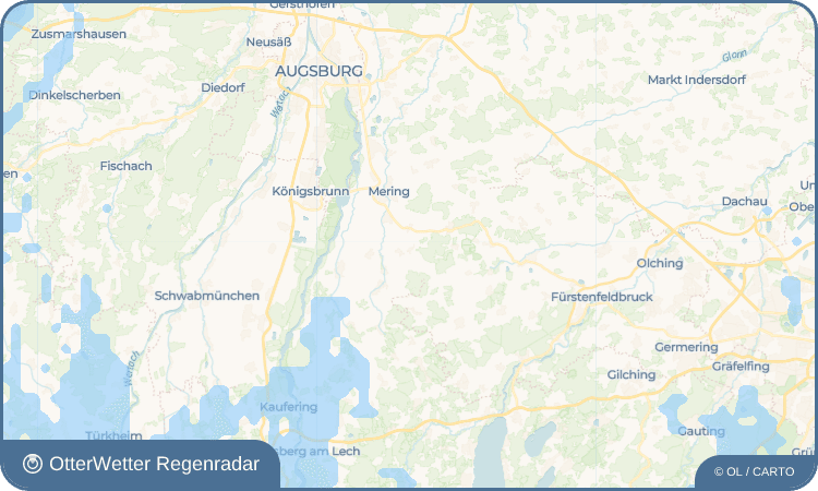 Widget-Vorschau für Hofhegnenberg Wetter-Widget-Vorschau mit Vorhersagedaten für Hofhegnenberg