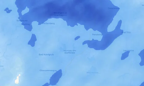 Regenradar Vorschaubild - Aktuelle Niederschläge in Hofheim und Umgebung