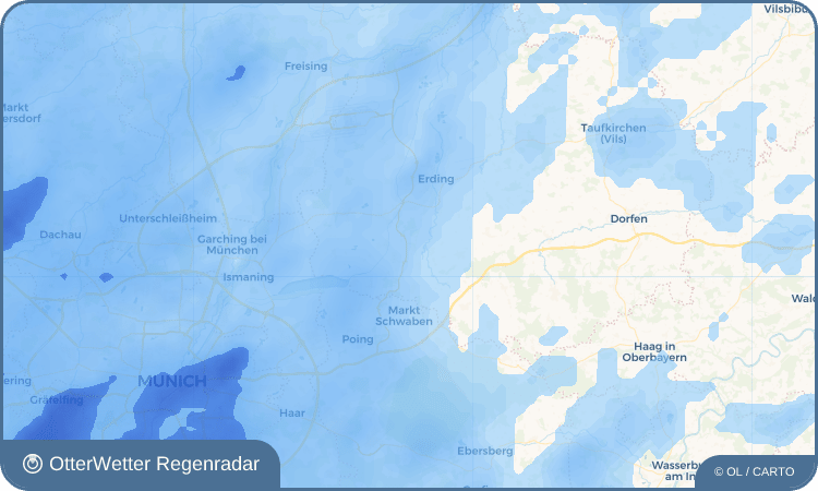OtterWetter Regenradar-Widget Hofsingelding